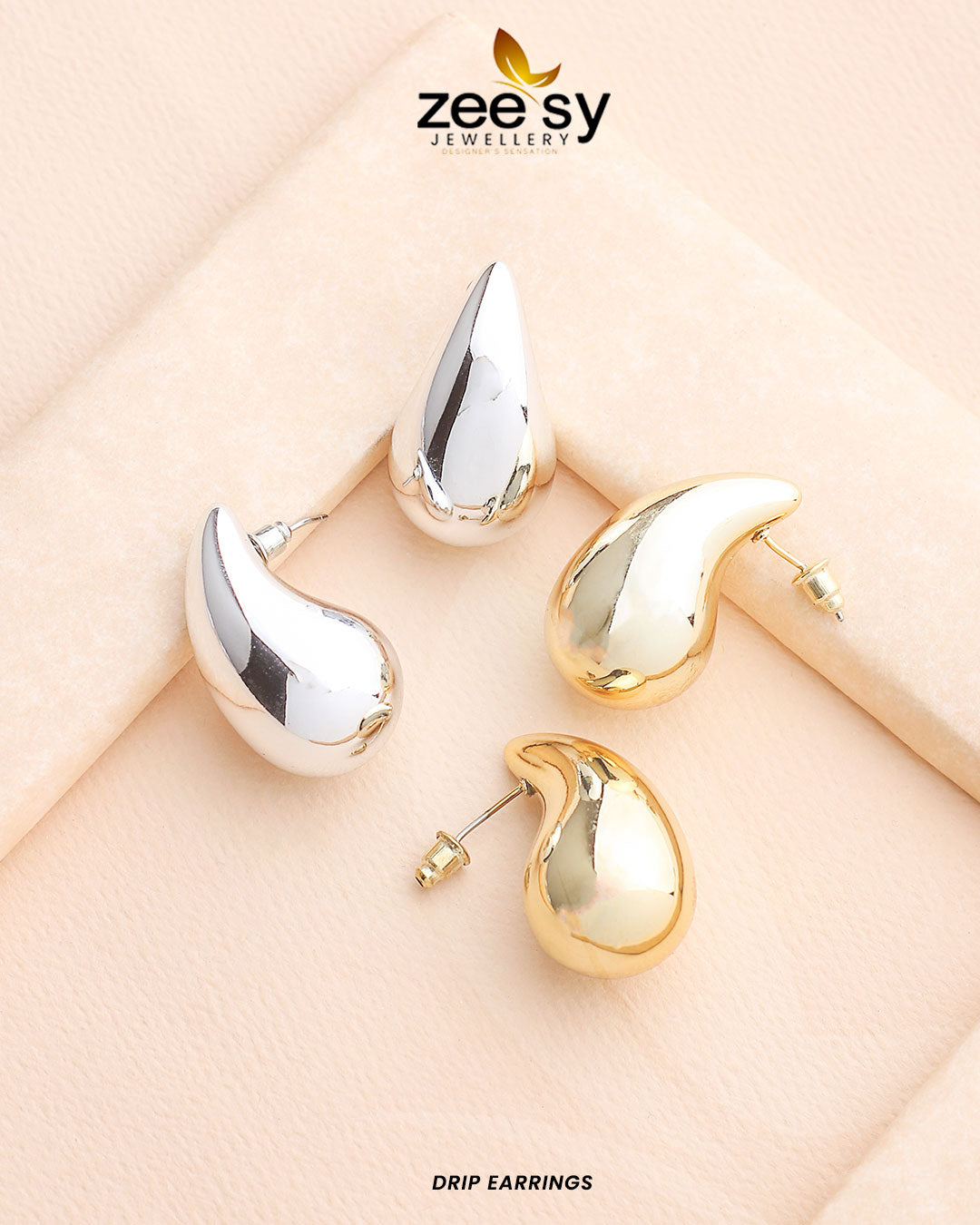 Drip Earrings - House Of Zarish