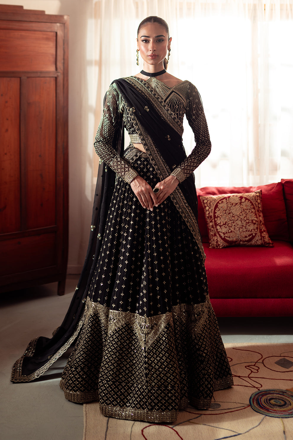 Neeshay | Dastaan Luxury Chiffon | Sunehri - House Of Anaya