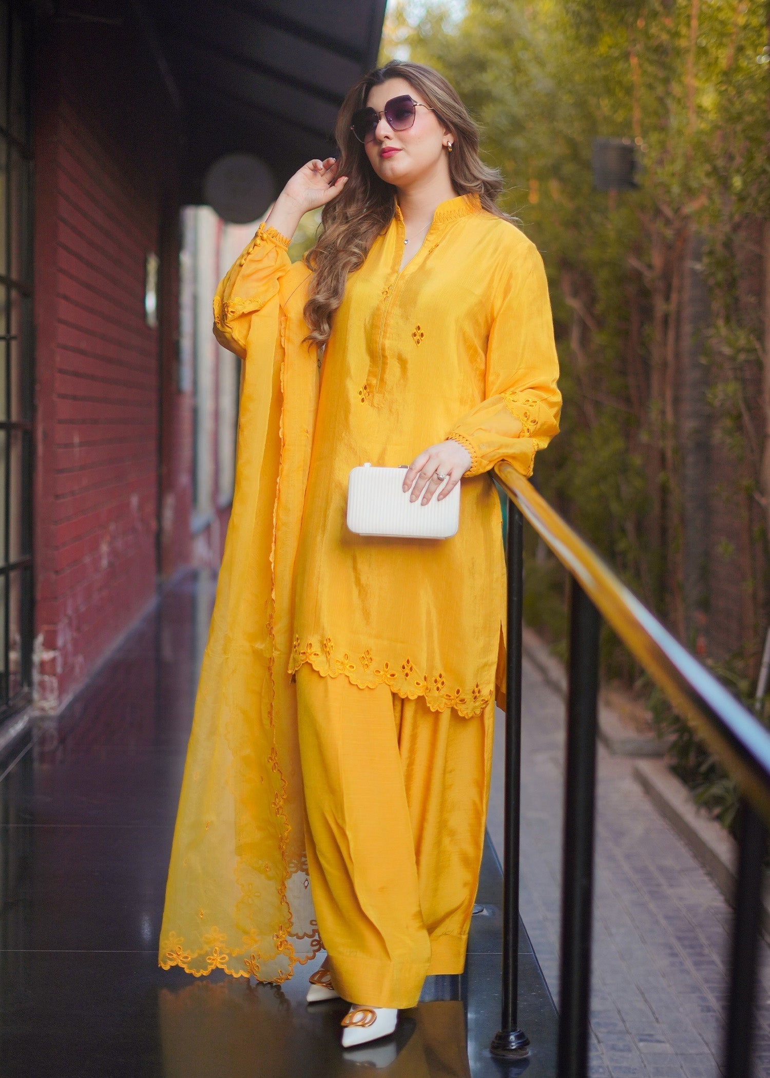 Fozia Khalid | Silk Spire | MARIGOLD - House Of Zarish
