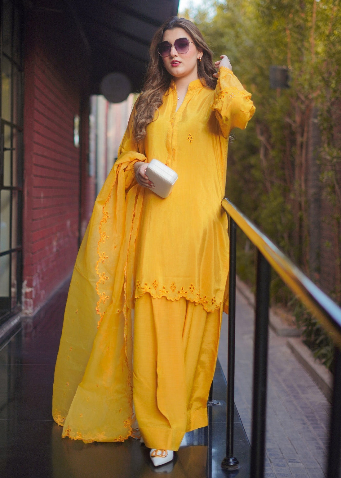 Fozia Khalid | Silk Spire | MARIGOLD - House Of Zarish