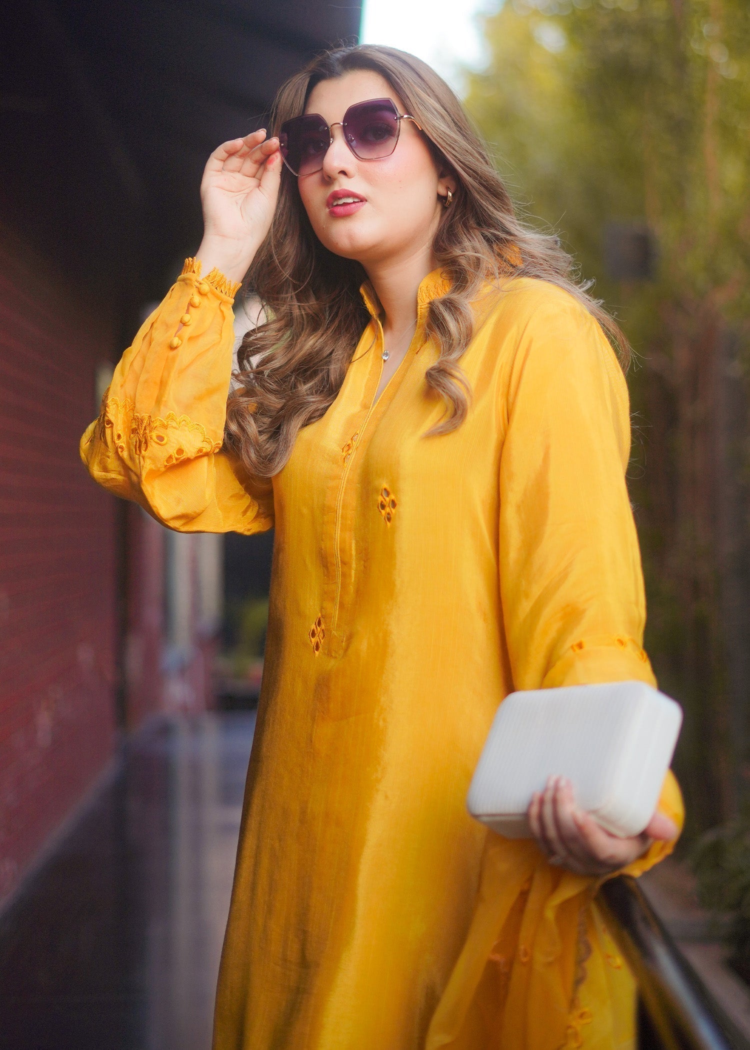 Fozia Khalid | Silk Spire | MARIGOLD - House Of Zarish