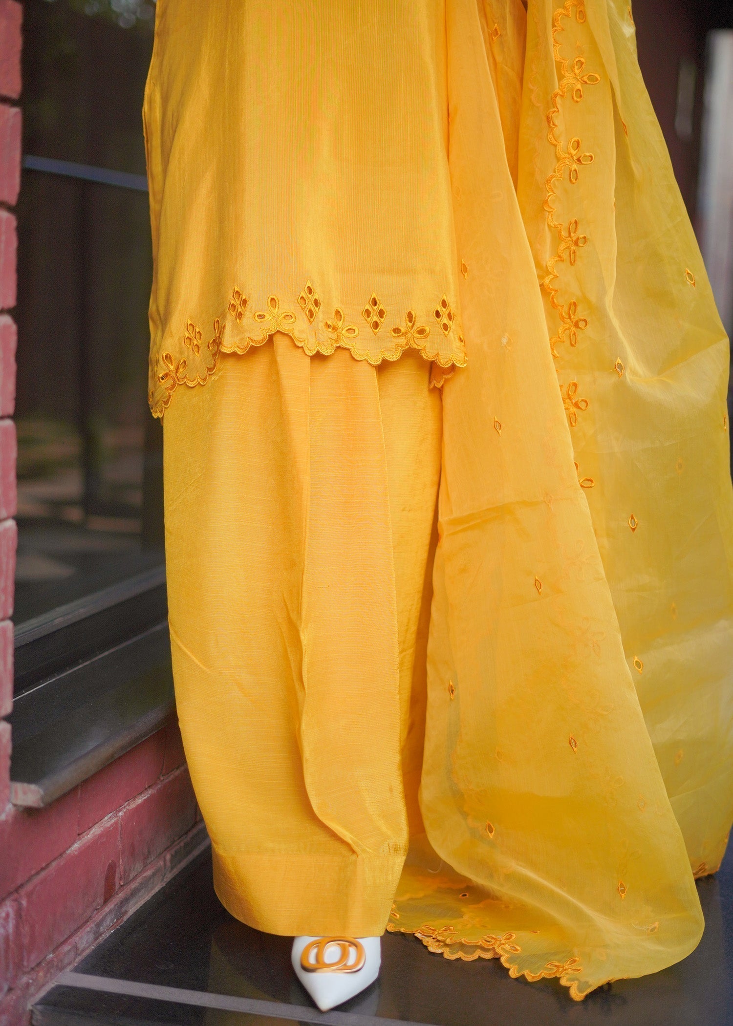 Fozia Khalid | Silk Spire | MARIGOLD - House Of Zarish