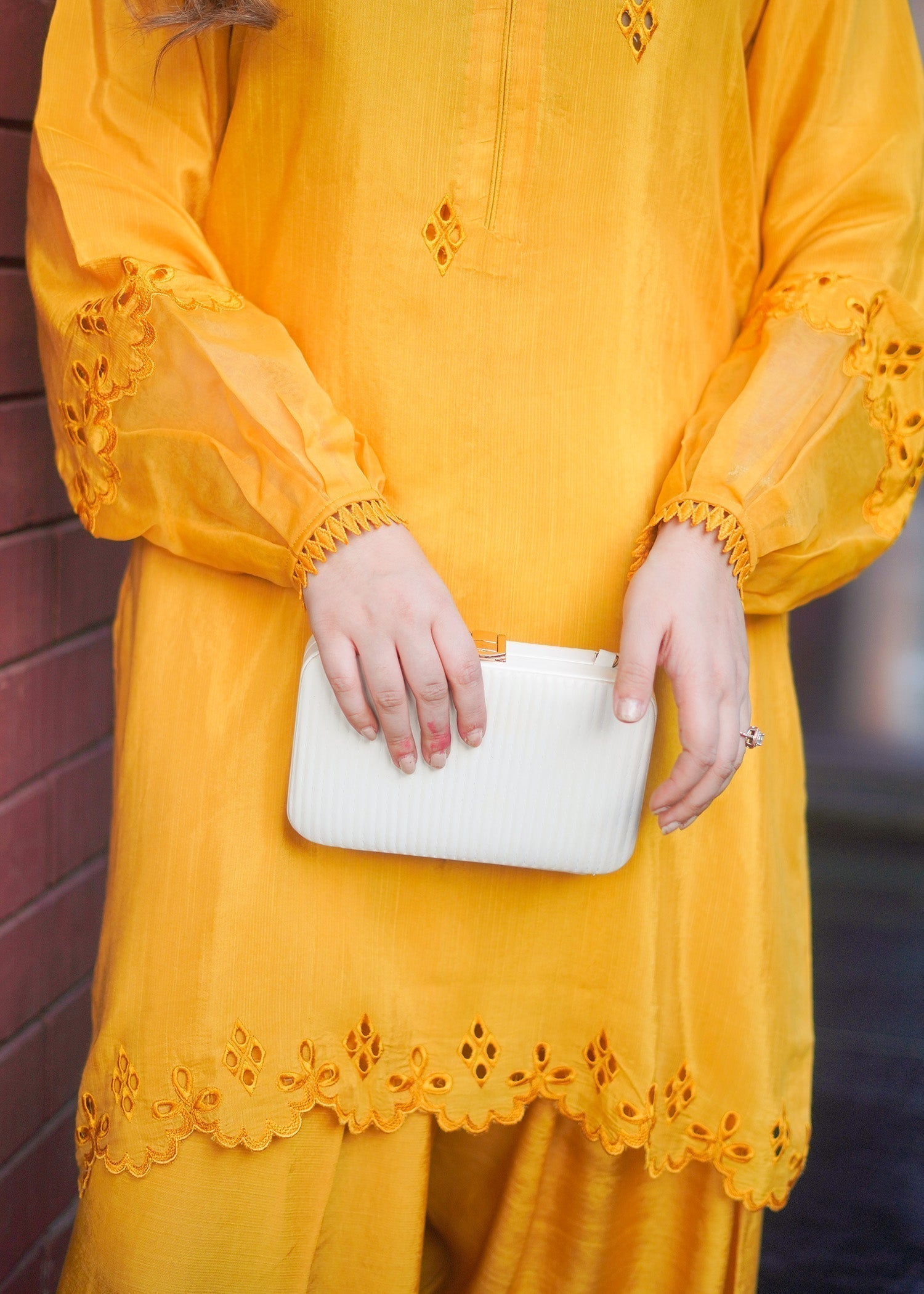 Fozia Khalid | Silk Spire | MARIGOLD - House Of Zarish