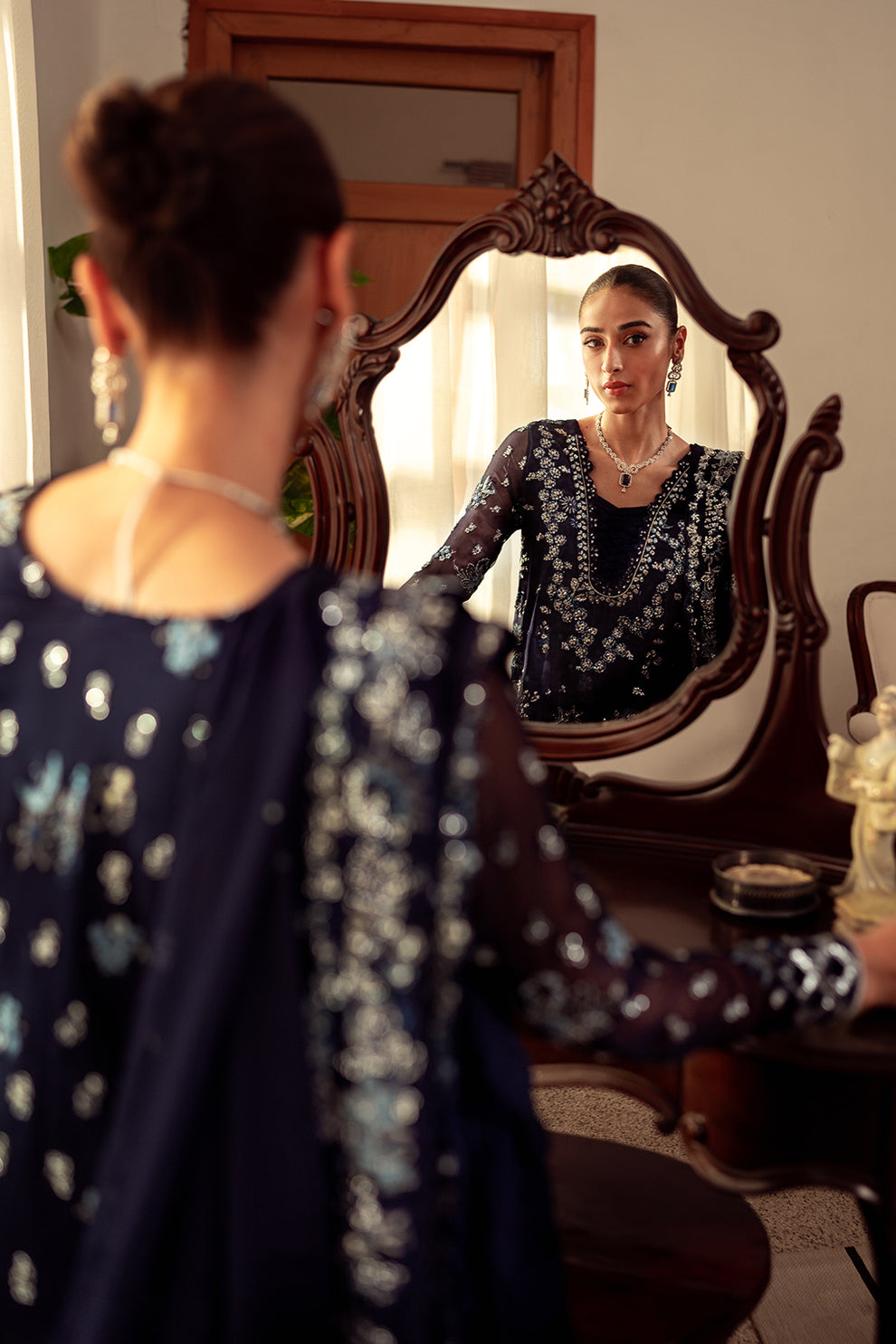 Neeshay | Dastaan Luxury Chiffon | Neelam - House Of Anaya