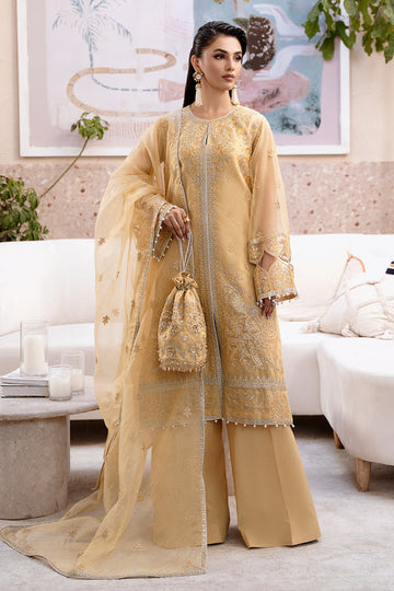 Zarposh | Elara Formals | Zard - House Of Anaya
