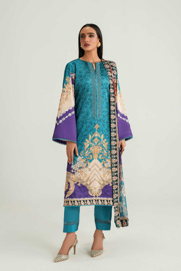 Akbar Aslam | Silk Pret | Azure
