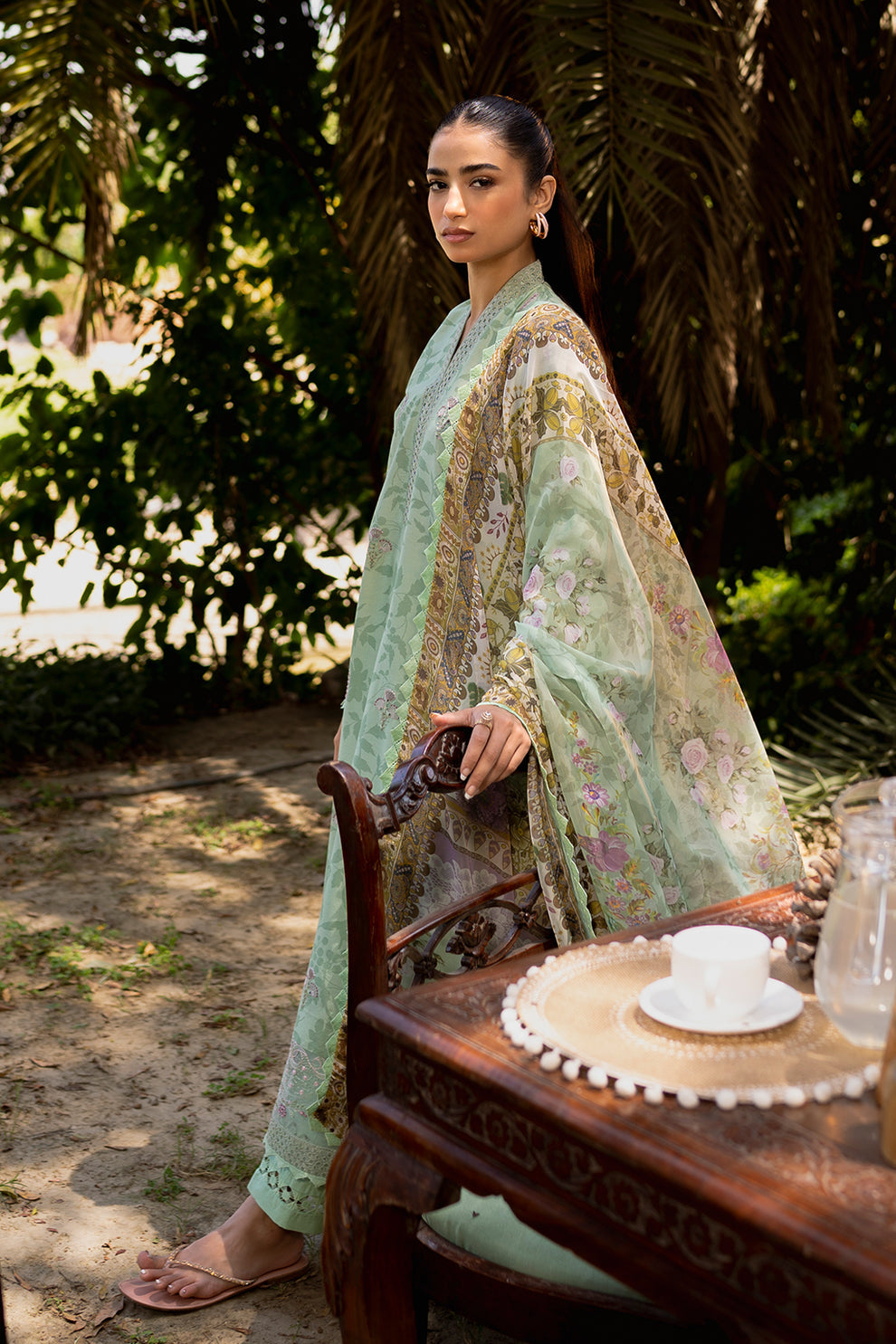 Neeshay | Summer Lines Printkari | SAGE BRUSH - House Of Anaya