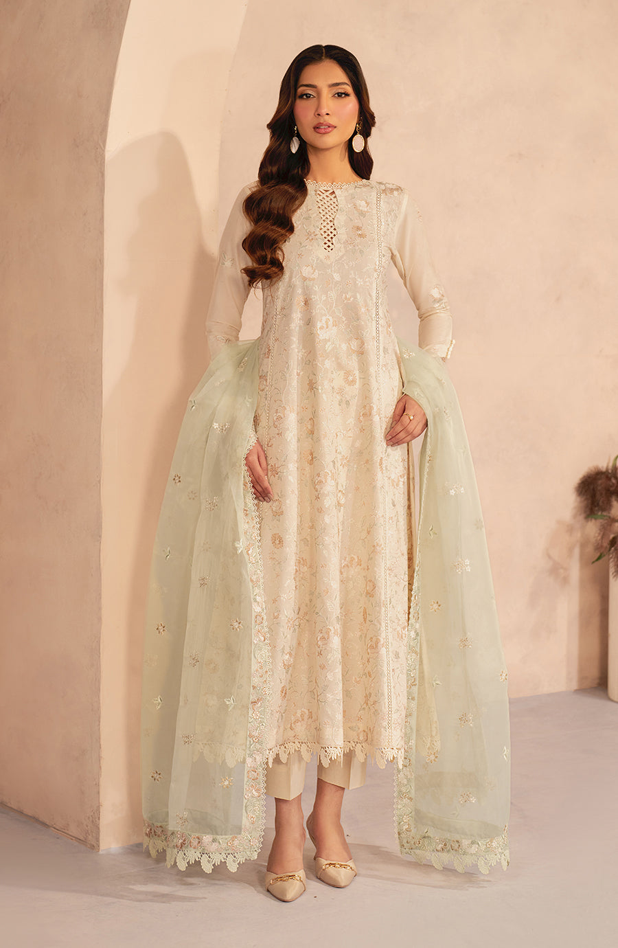 Zarif | Summer Lawn 25 |UNST-LWN-01 DAHEER - House Of Anaya