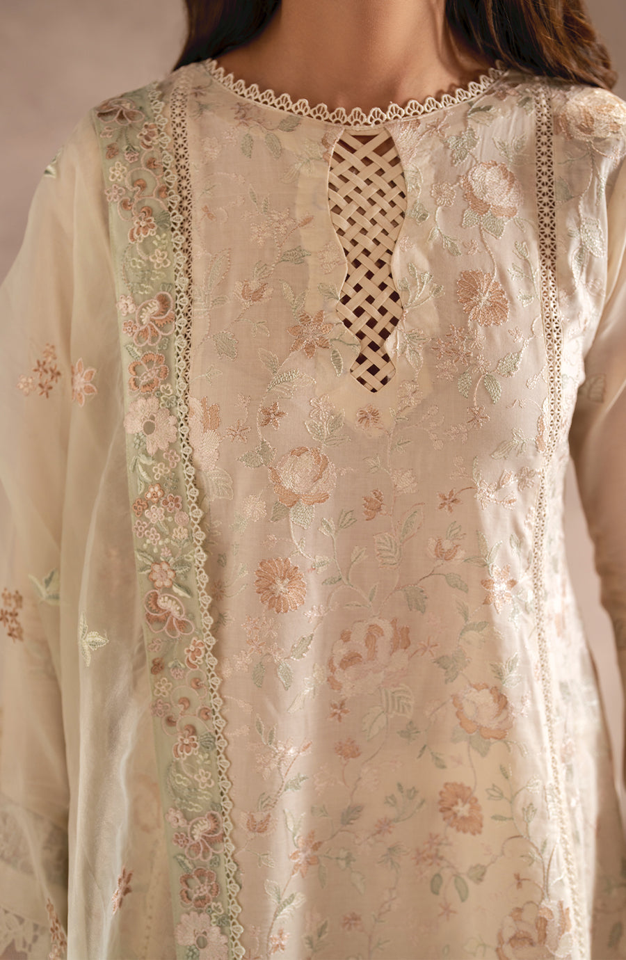 Zarif | Summer Lawn 25 |UNST-LWN-01 DAHEER - House Of Anaya