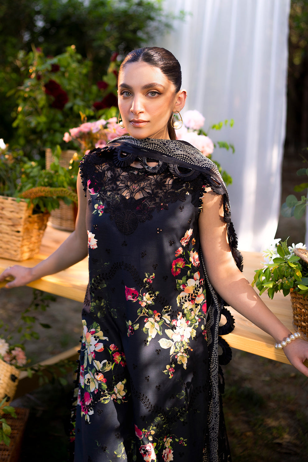 Neeshay | Summer Lines Printkari | OLIVINE - House Of Anaya