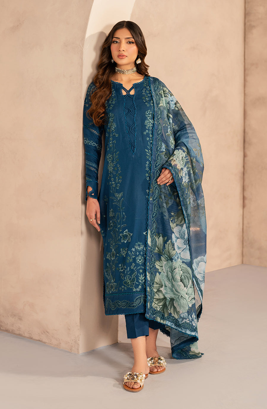 Zarif | Summer Lawn 25 | UNST-LWN-03 MEHMER - House Of Anaya