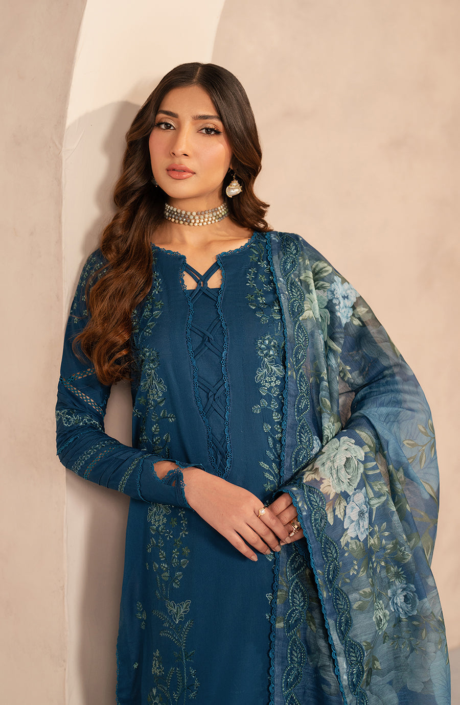 Zarif | Summer Lawn 25 | UNST-LWN-03 MEHMER - House Of Anaya