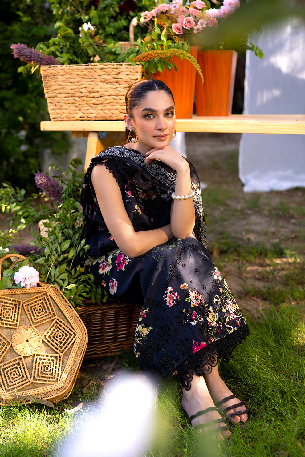Neeshay | Summer Lines Printkari | OLIVINE - House Of Anaya