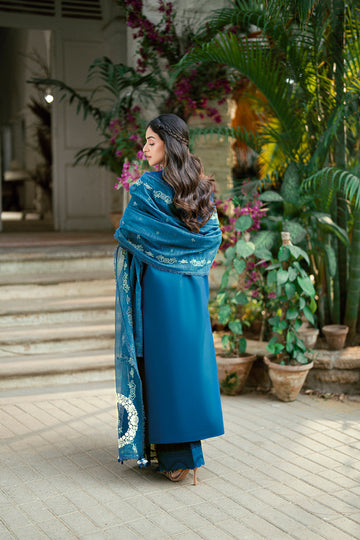 Qalamkar | Luxury Lawn Eid Edit | SB-11 Noray