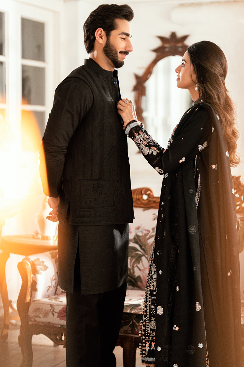 Qalamkar | Luxury Lawn Eid Edit | SB-03 Misha