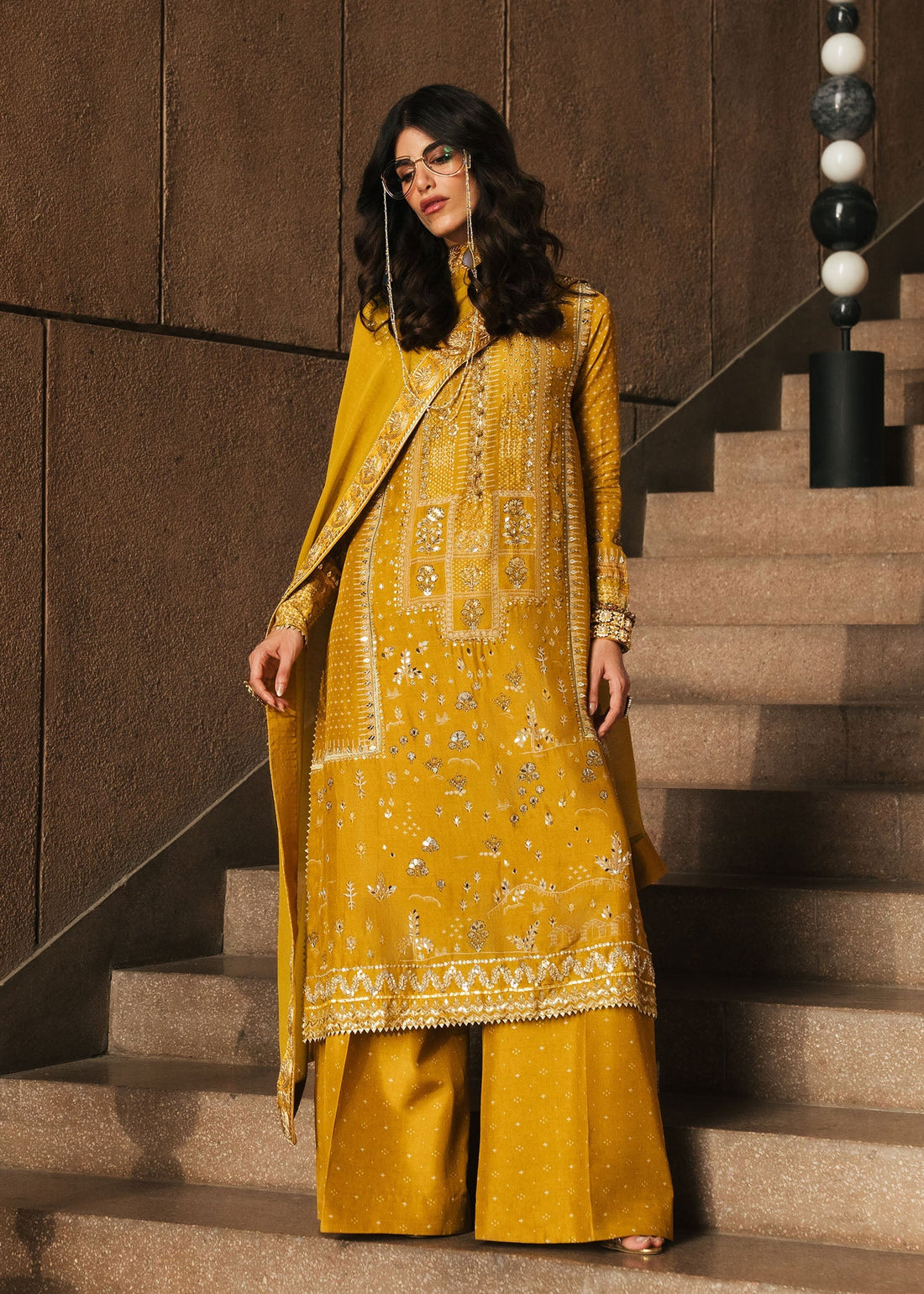 Crimson | Crimson Eid Prints | Patakha - Amber