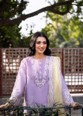 Fozia Khalid | Blossom Festive Lawn 25 | Iris - House Of Zarish