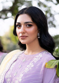 Fozia Khalid | Blossom Festive Lawn 25 | Iris - House Of Zarish