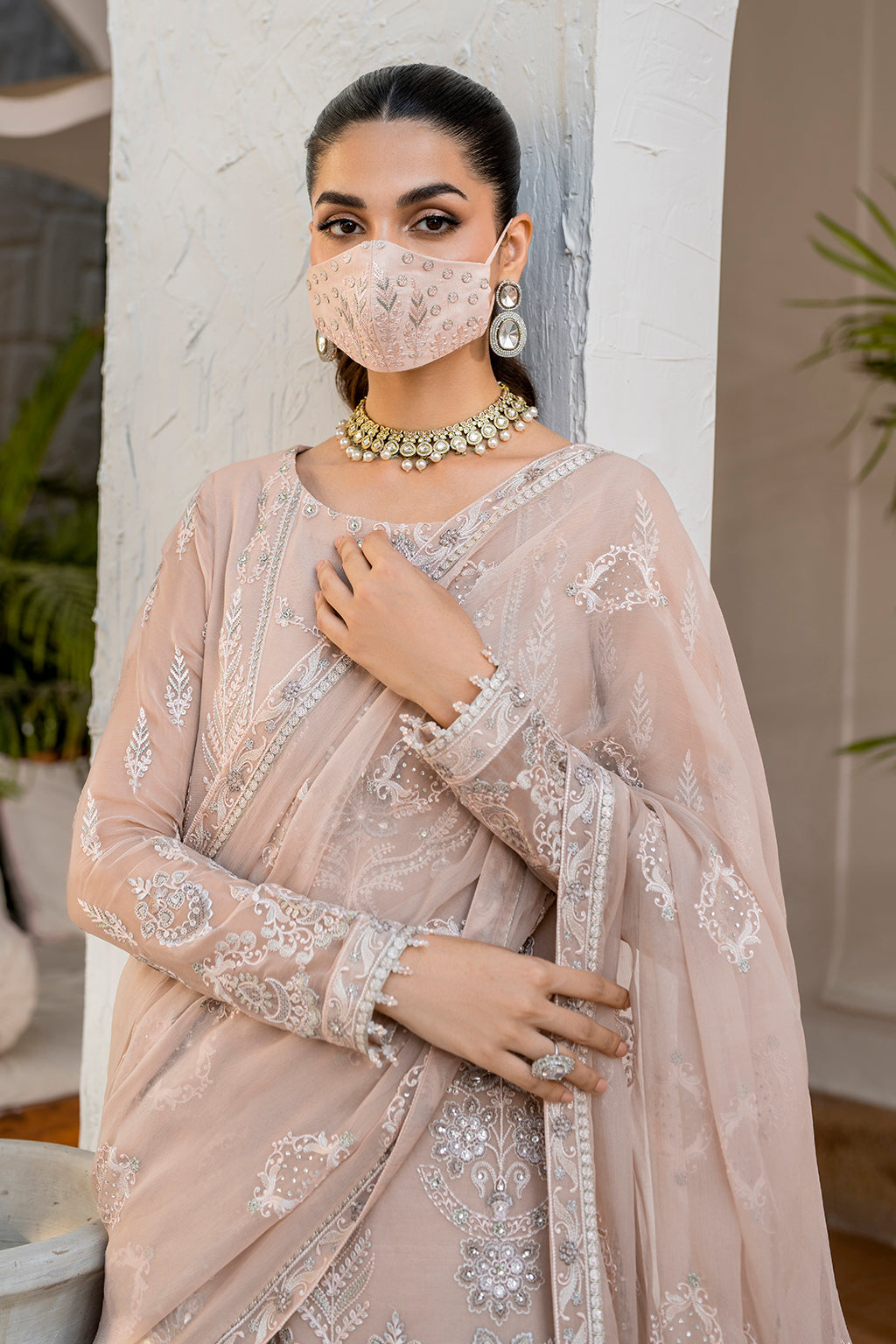 Flossie | Naqsh Formals | S-1403 (B) - House Of Hania