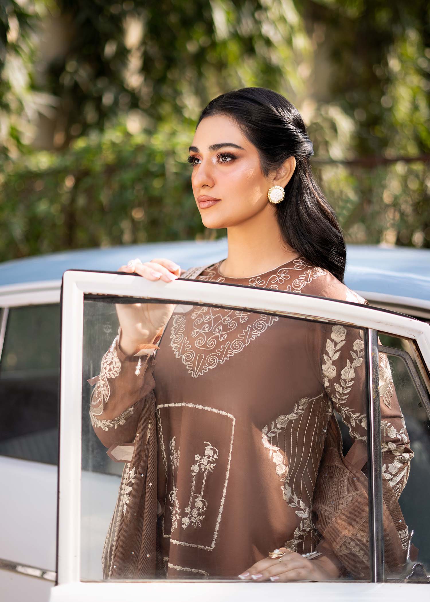 Fozia Khalid | Blossom Festive Lawn 25 | Spirea - House Of Zarish