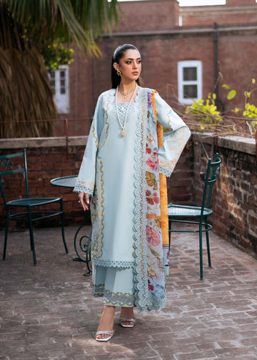 Fozia Khalid | Blossom Festive Lawn 25 |Freesia - House Of Zarish