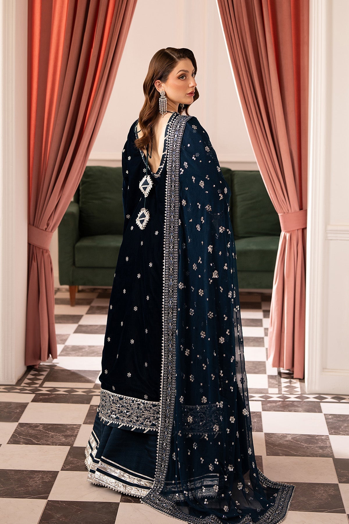 Raeesa Premium | Noirah Velvet | NV-002
