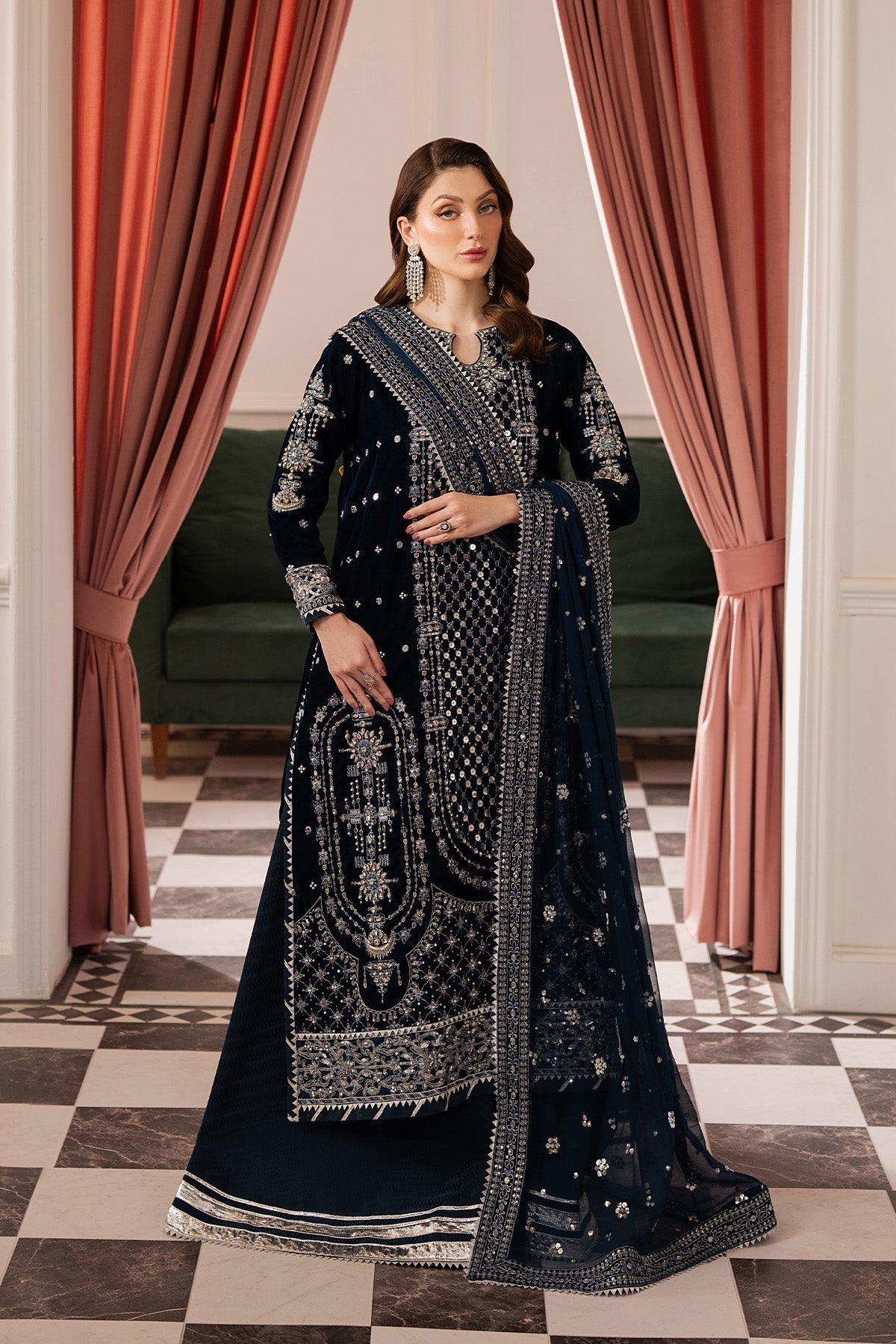 Raeesa Premium | Noirah Velvet | NV-002