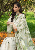 Sardinia | Printkari Lawn Edit 25 | White Tulip