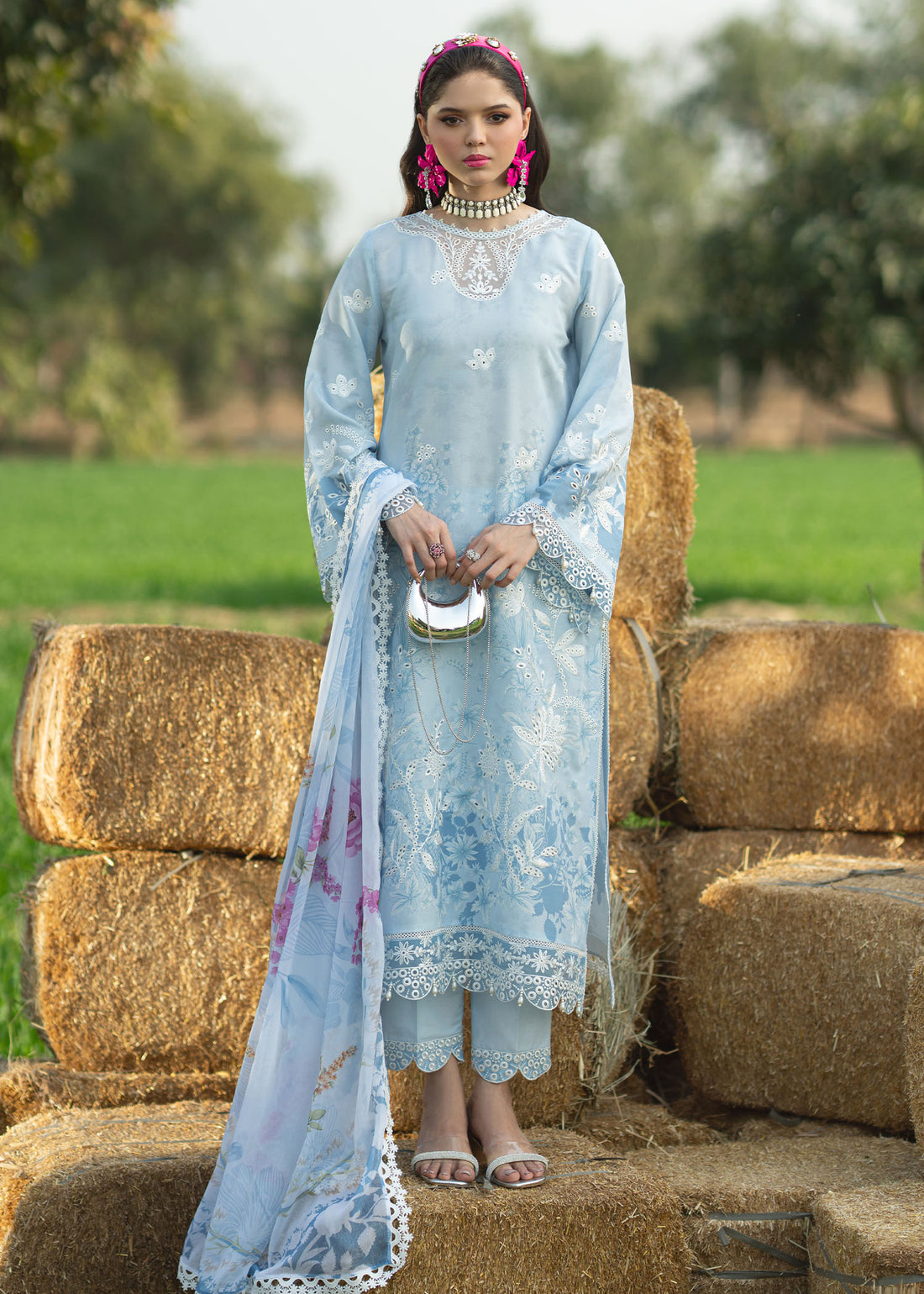 Sardinia | Printkari Lawn Edit 25 | Iris