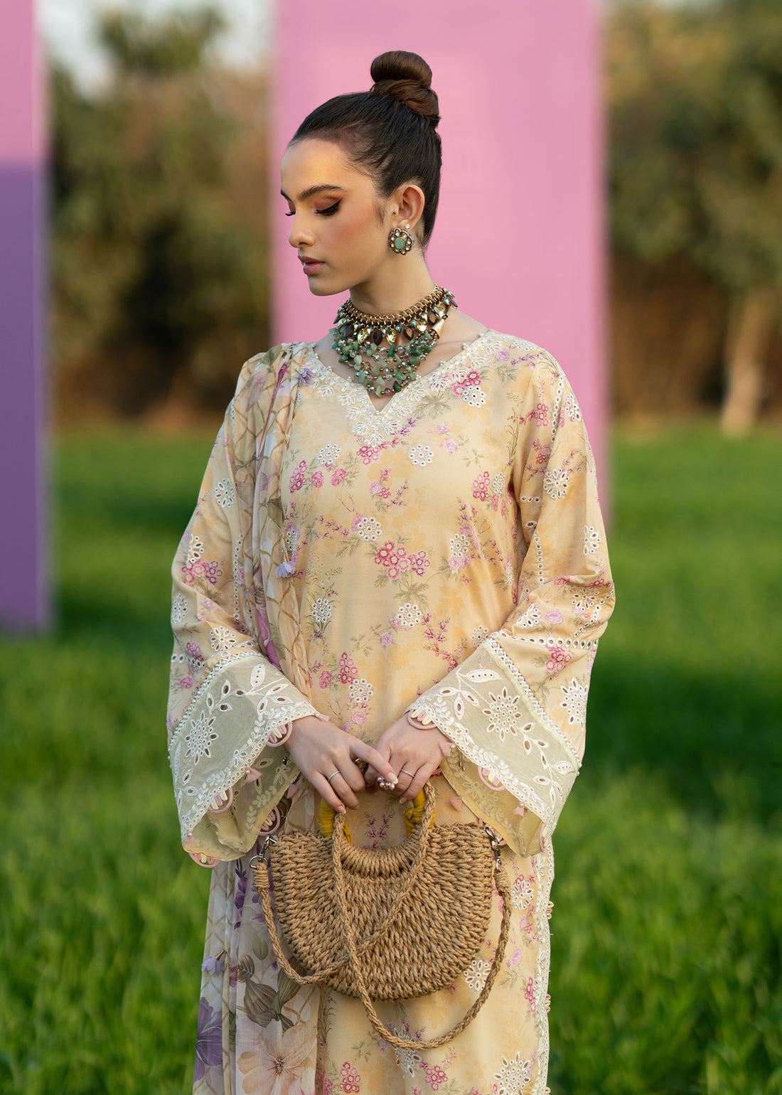 Sardinia | Printkari Lawn Edit 25 |  Sunflower