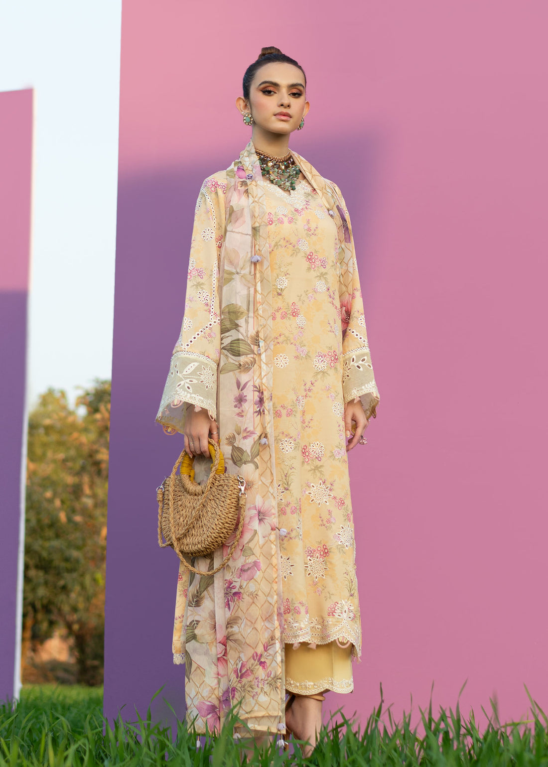 Sardinia | Printkari Lawn Edit 25 |  Sunflower
