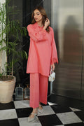Sahar | Ready to Wear Basics | Sunset Coral - House of Zarish