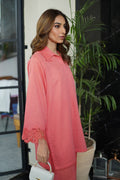 Sahar | Ready to Wear Basics | Sunset Coral - House of Zarish