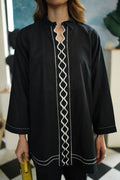 Sahar | Ready to Wear Basics | Midnight Embrace - House of Zarish