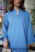 Sahar | Ready to Wear Basics | Azure Elegance - House of Zarish
