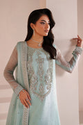 Alizeh | Aymal Handcrafted Luxury Formals | AF-BHM-4063-Azure
