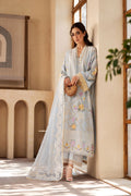 Maryam Hussain | Luxury Lawn 25 | Ocean - House Of Zarish