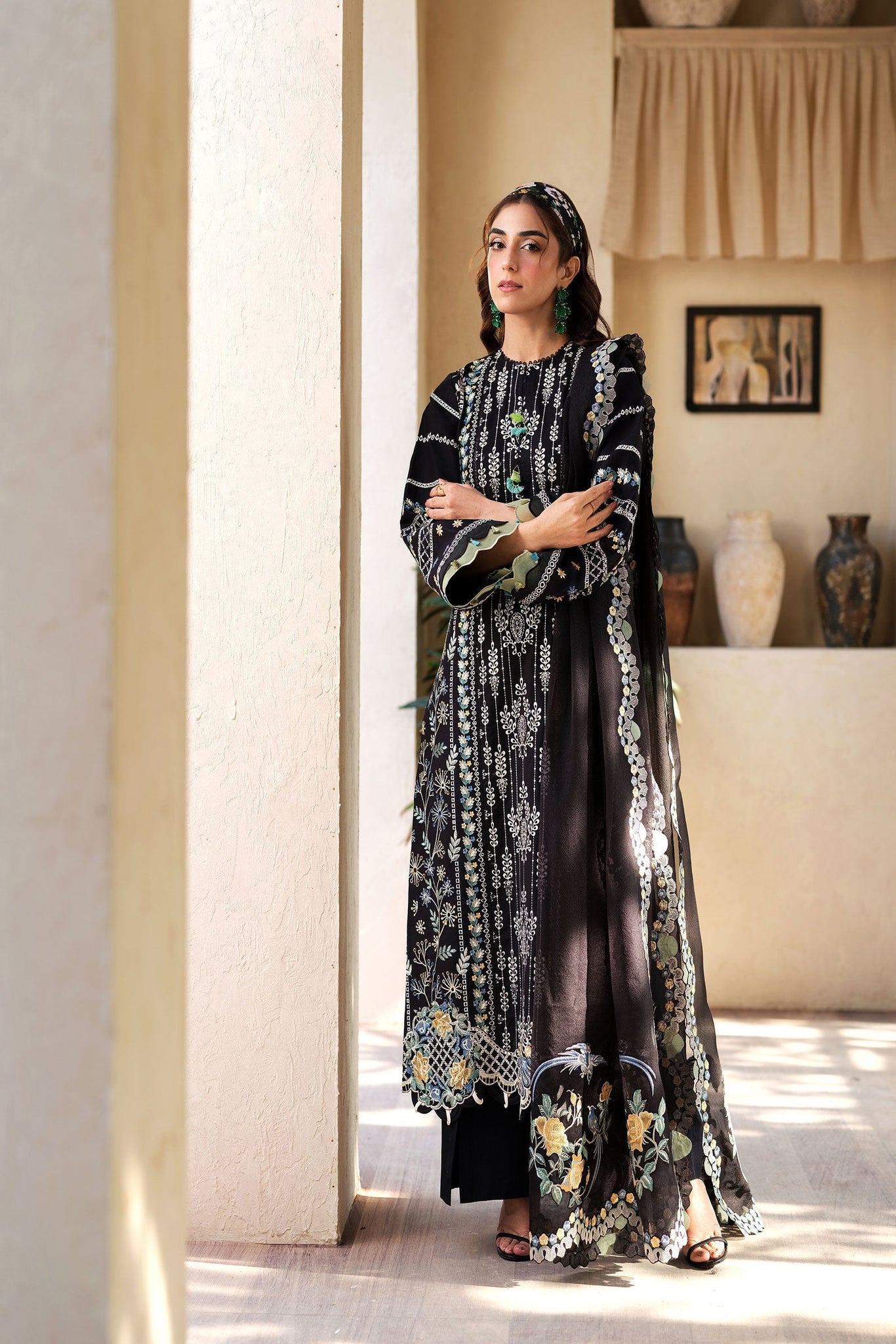 Maryam Hussain | Luxury Lawn 25 | Dawn - House Of Zarish