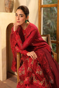Maryam Hussain | Luxury Lawn 25 | Berry - House Of Zarish
