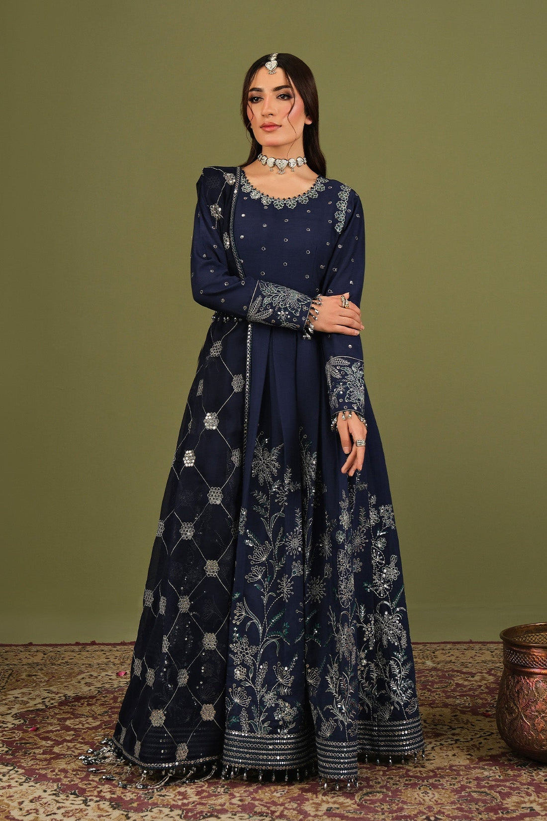 Alizeh | Luxe Raw Silk | AF-RS-11-Abaan