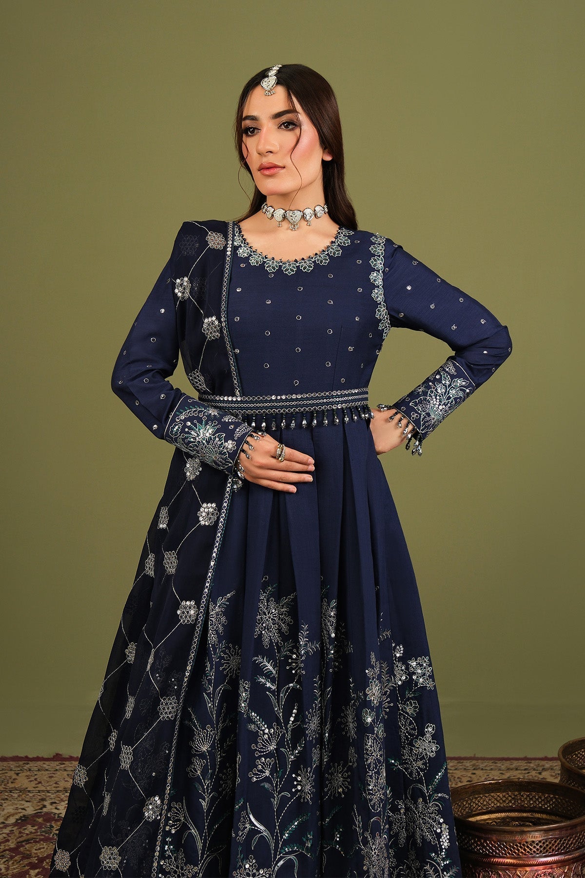 Alizeh | Luxe Raw Silk | AF-RS-11-Abaan