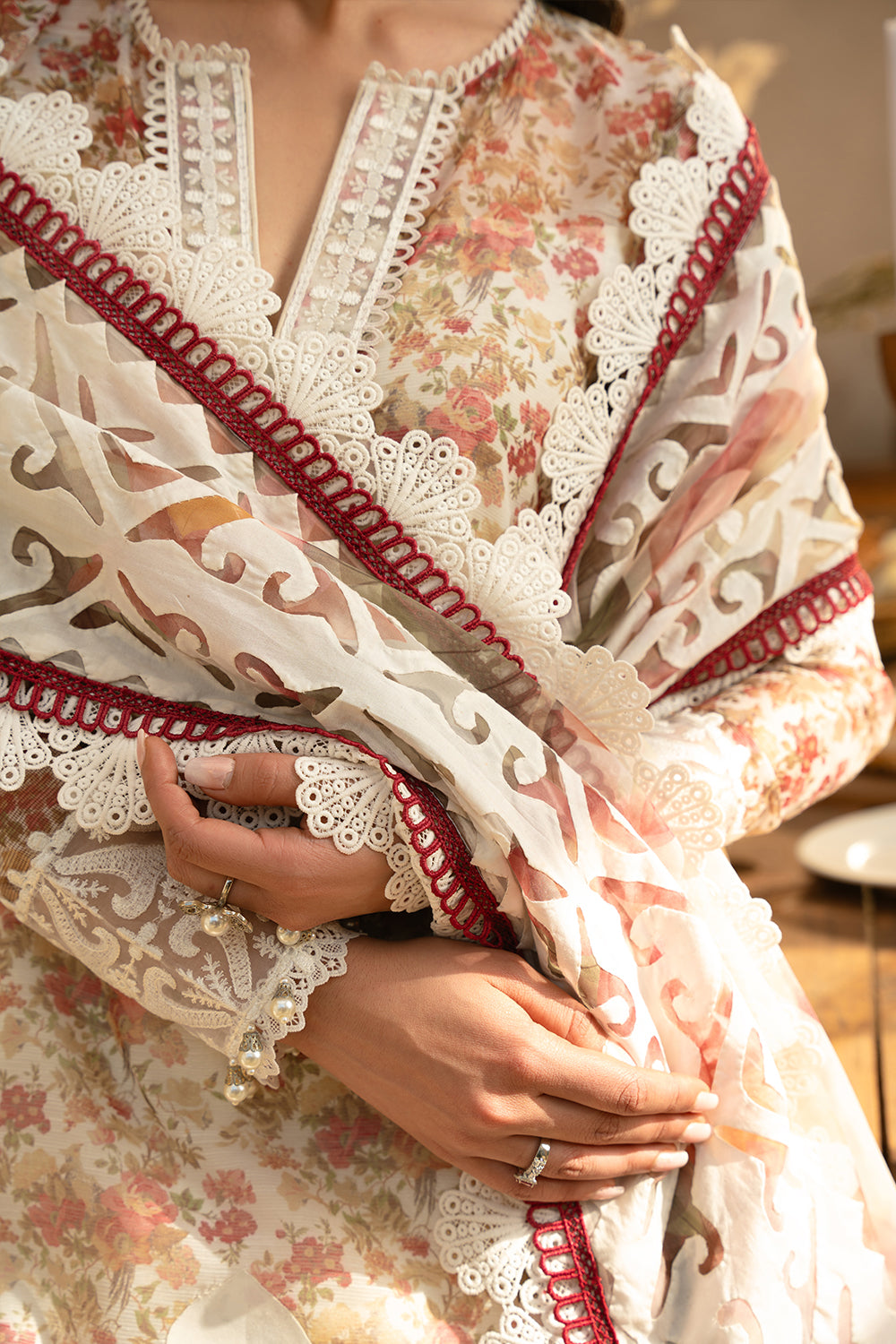 Saira Rizwan | Luxury Lawn 25 | MAYA-SRL25-06 - House Of Anaya