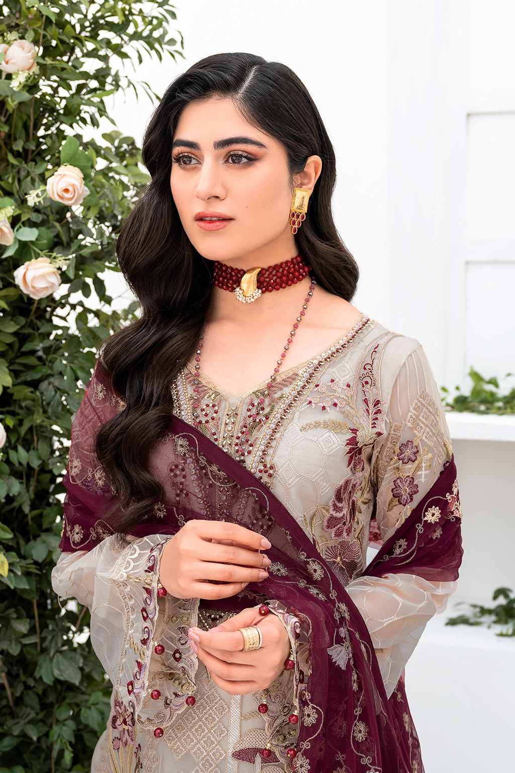 Ramsha | Minhal Organza Collection | M-806 - House Of Anaya