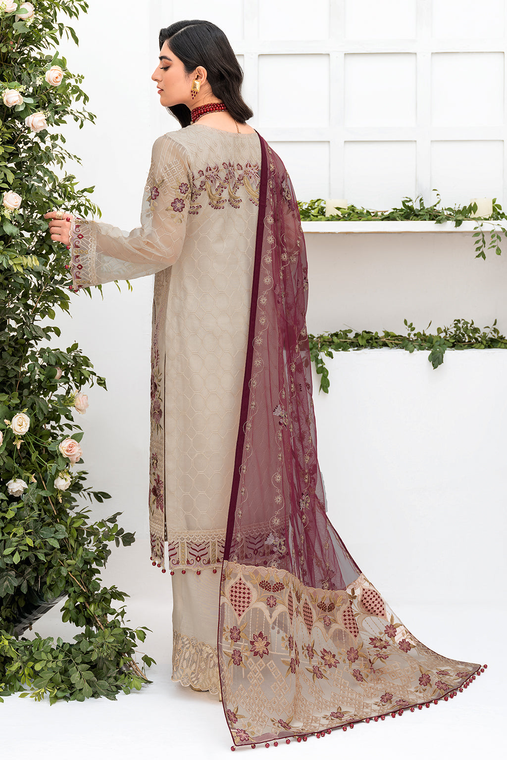 Ramsha | Minhal Organza Collection | M-806 - House Of Anaya