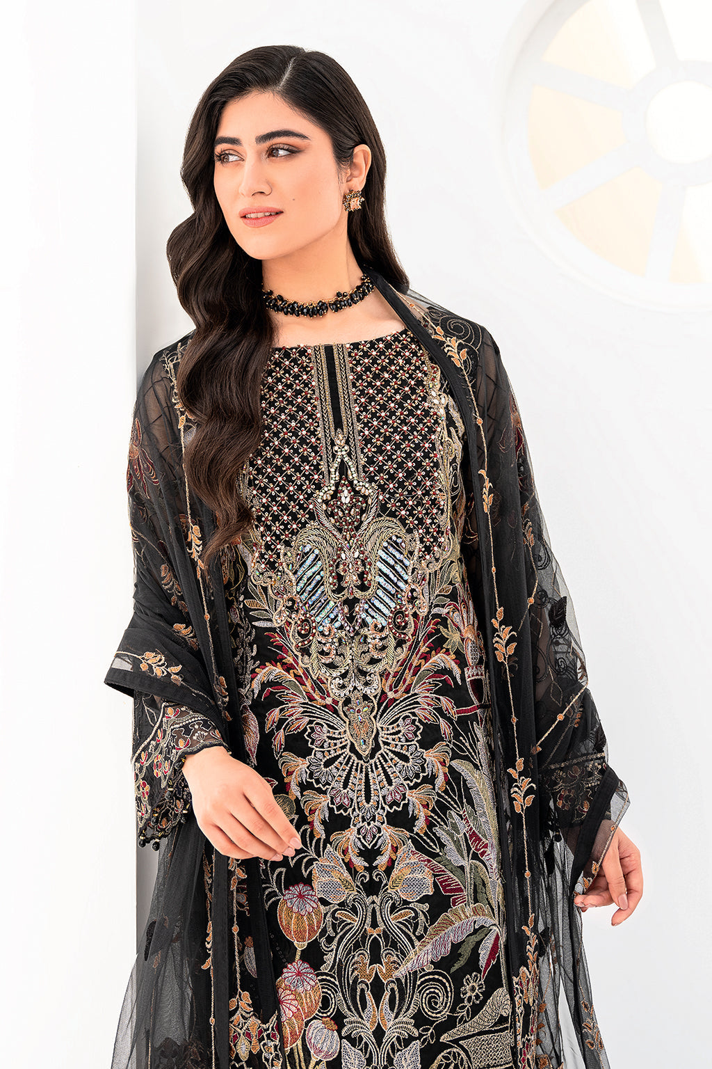 Ramsha | Minhal Organza Collection | M-803 - House Of Anaya
