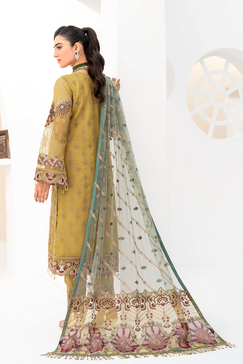 Ramsha | Minhal Organza Collection | M-805 - House Of Anaya