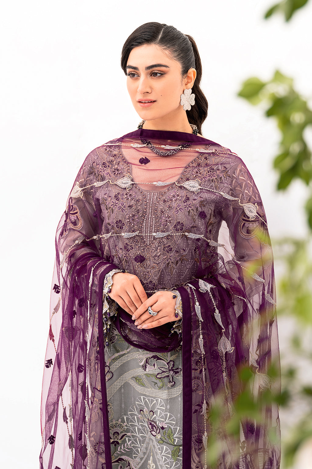 Ramsha | Minhal Organza Collection | M-801 - House Of Anaya