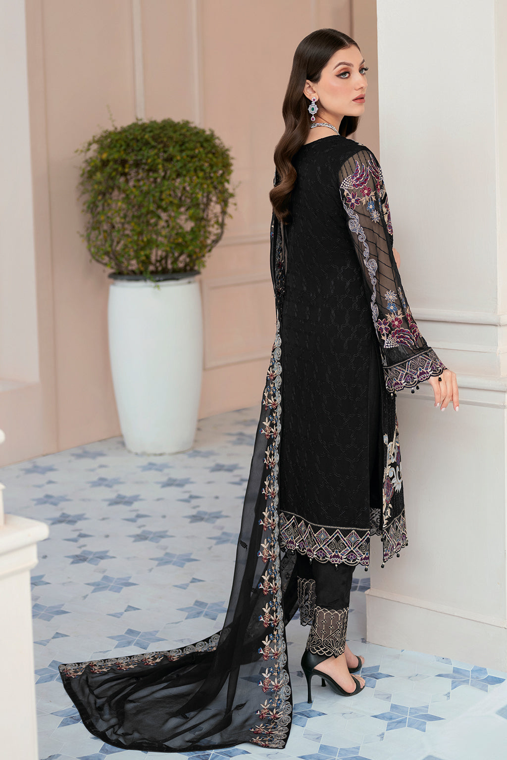Ramsha | Rangoon Chiffon Collection 24 | D-906 - House Of Anaya