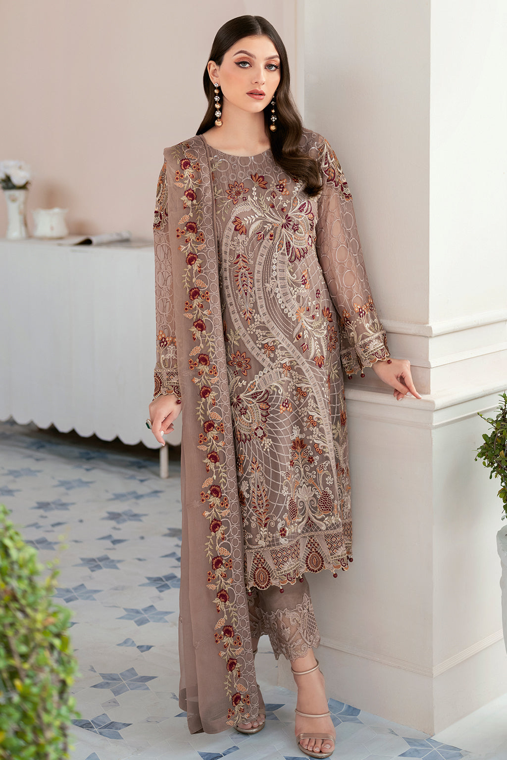 Ramsha | Rangoon Chiffon Collection 24 | D-905 - House Of Anaya