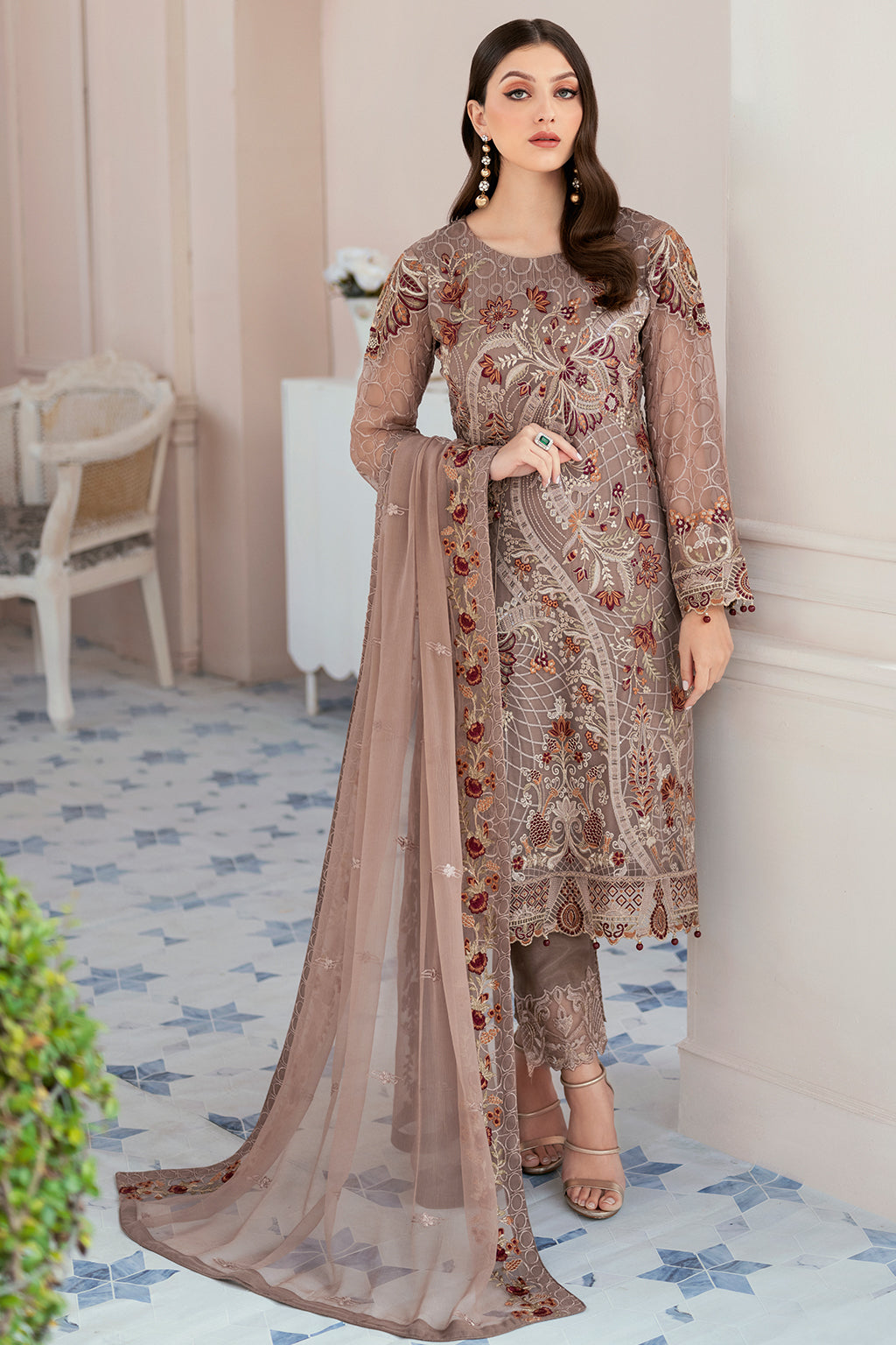 Ramsha | Rangoon Chiffon Collection 24 | D-905 - House Of Anaya